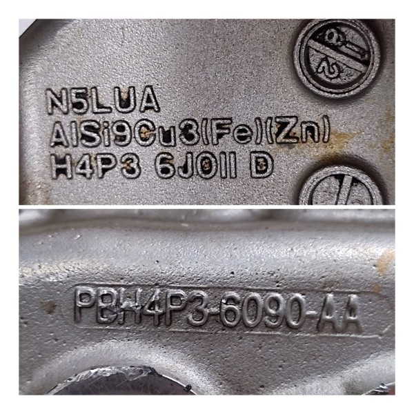 Cabeçote Land Rover Velar P300 2.0 2019 Gas. Pbh4p36090aa
